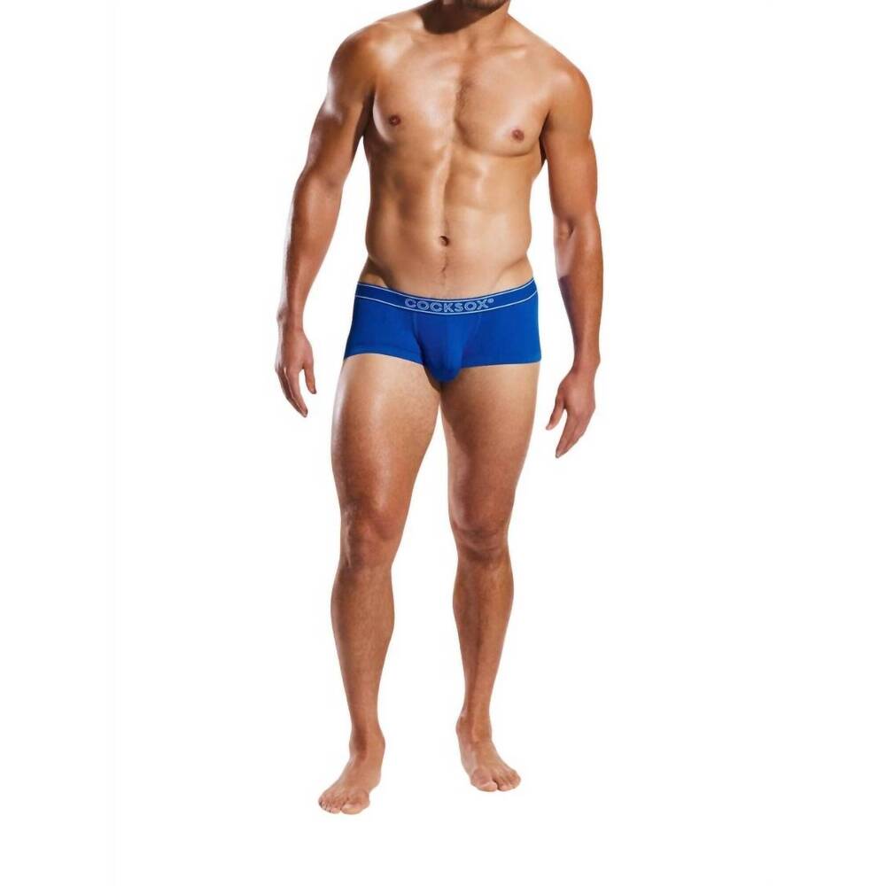 NEW COCKSOX men's contour pouch trunk in sonic